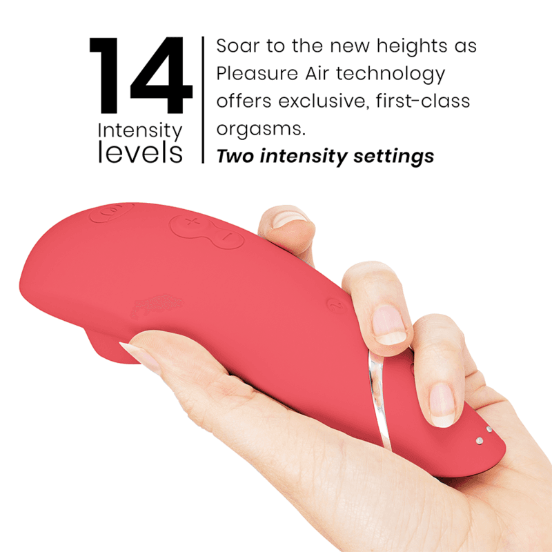 WOMANIZER - PREMIUM 2 CLITORAL STIMULATOR RASPBERRY thumb 5