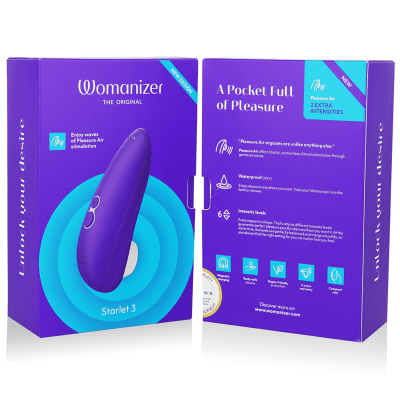 WOMANIZER - STARLET 3 CLITORAL STIMULATOR INDIGO thumb 7
