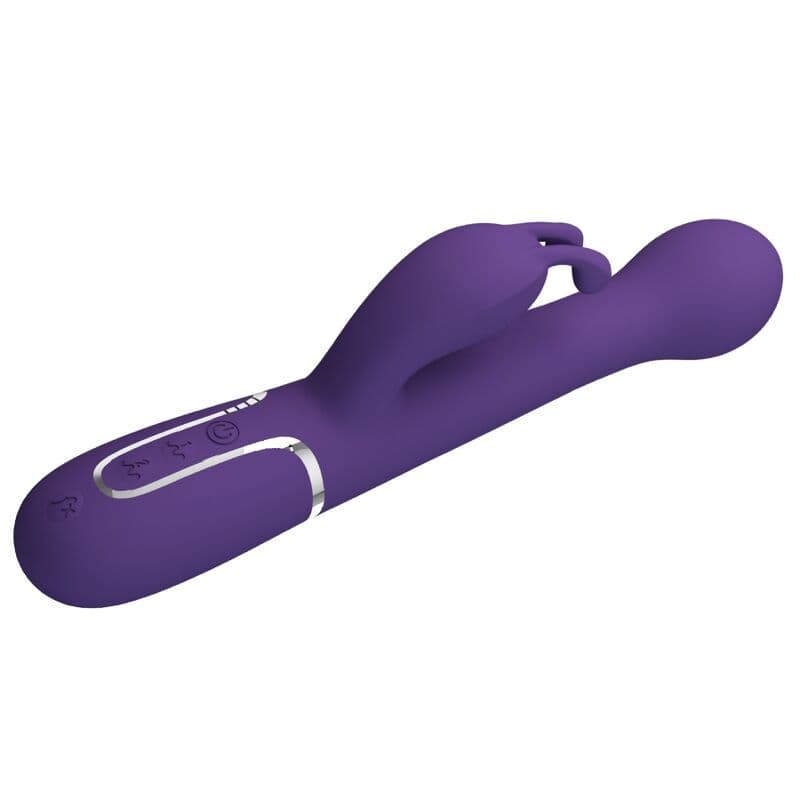PRETTY LOVE - DEJON RABBIT VIBRATOR 3 IN 1 MULTIFUNCTION PURPLE thumb 4