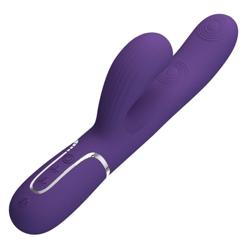 PRETTY LOVE - PERLITA G-SPOT VIBRATOR 3 IN 1 MULTIFUNCTION PURPLE thumb 4