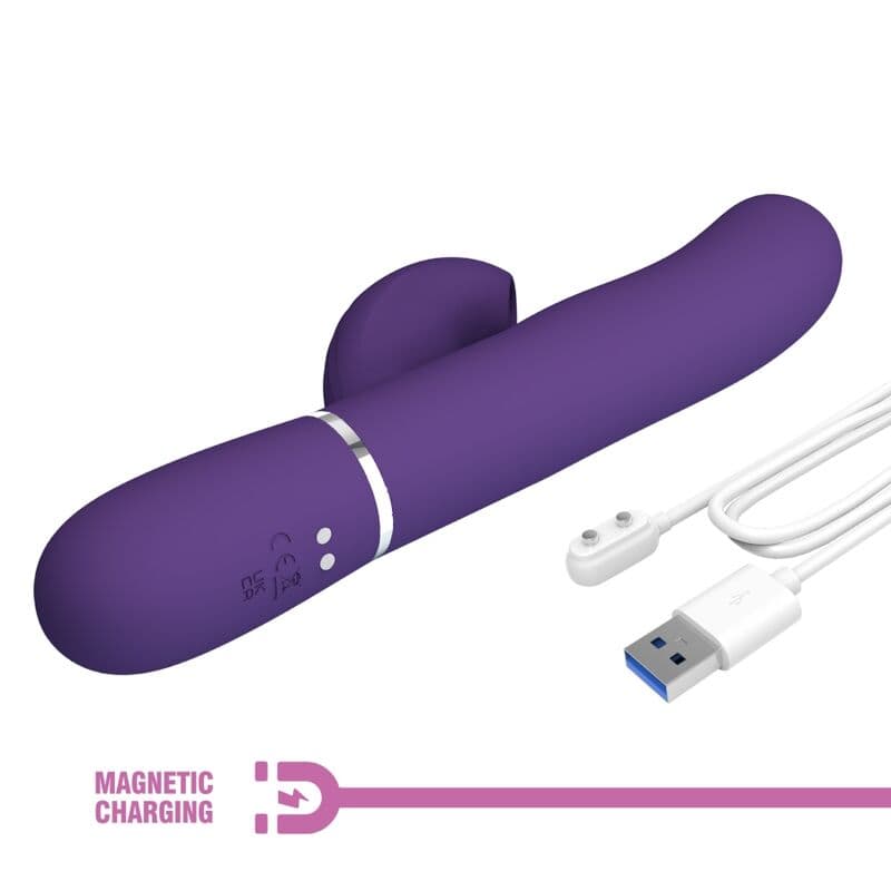 PRETTY LOVE - PERLITA G-SPOT VIBRATOR 3 IN 1 MULTIFUNCTION PURPLE thumb 10