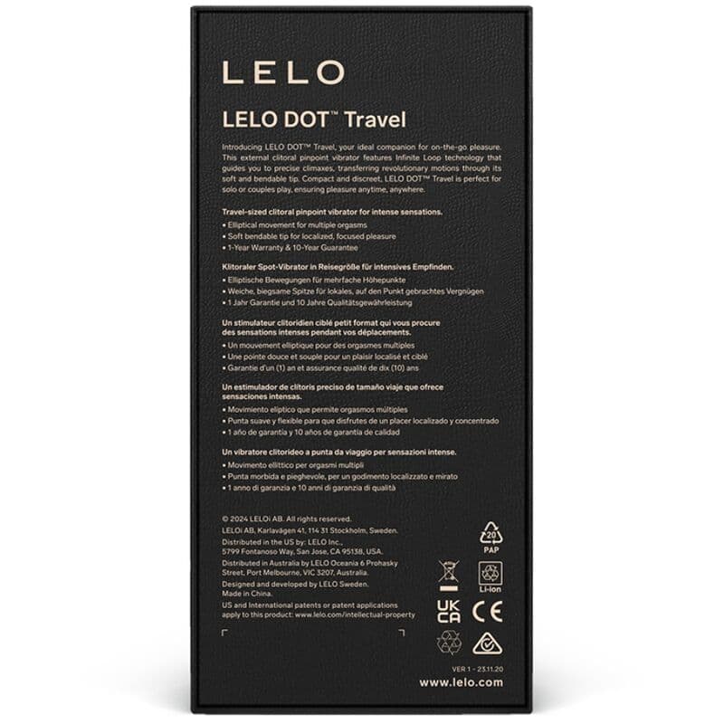 LELO - DOT TRAVEL CLITORIS STIMULATOR PINK thumb 3