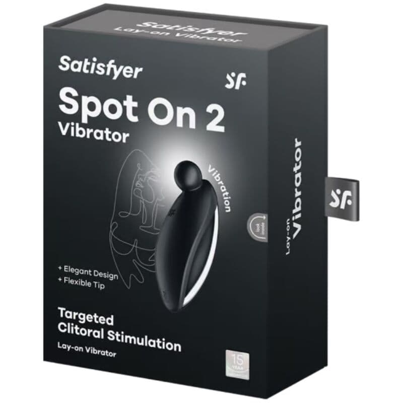 SATISFYER - SPOT ON 2 LAY-ON VIBRATOR BLACK thumb 5