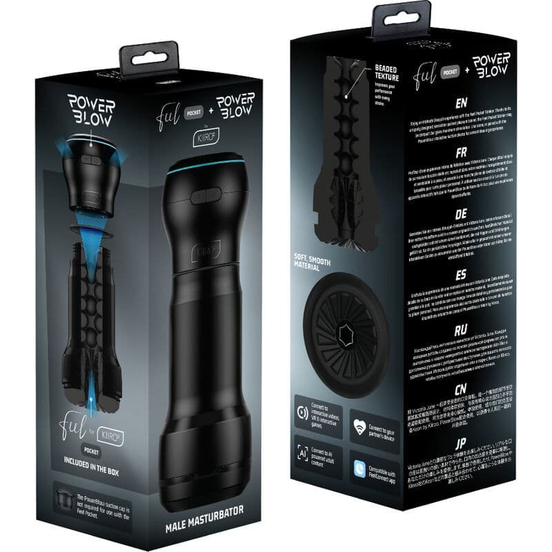 KIIROO - FEEL POCKET MALE MASTURBATOR + POWER BLOW thumb 5