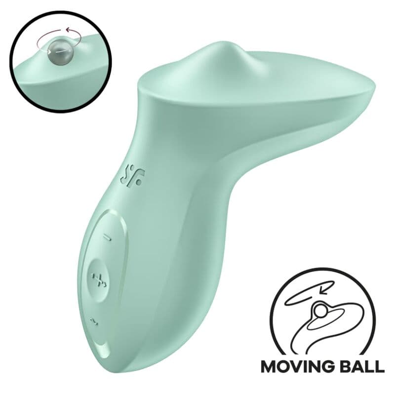 SATISFYER - EXCITERRR LAY-ON CLITORIS MINT VIBRATOR thumb 2