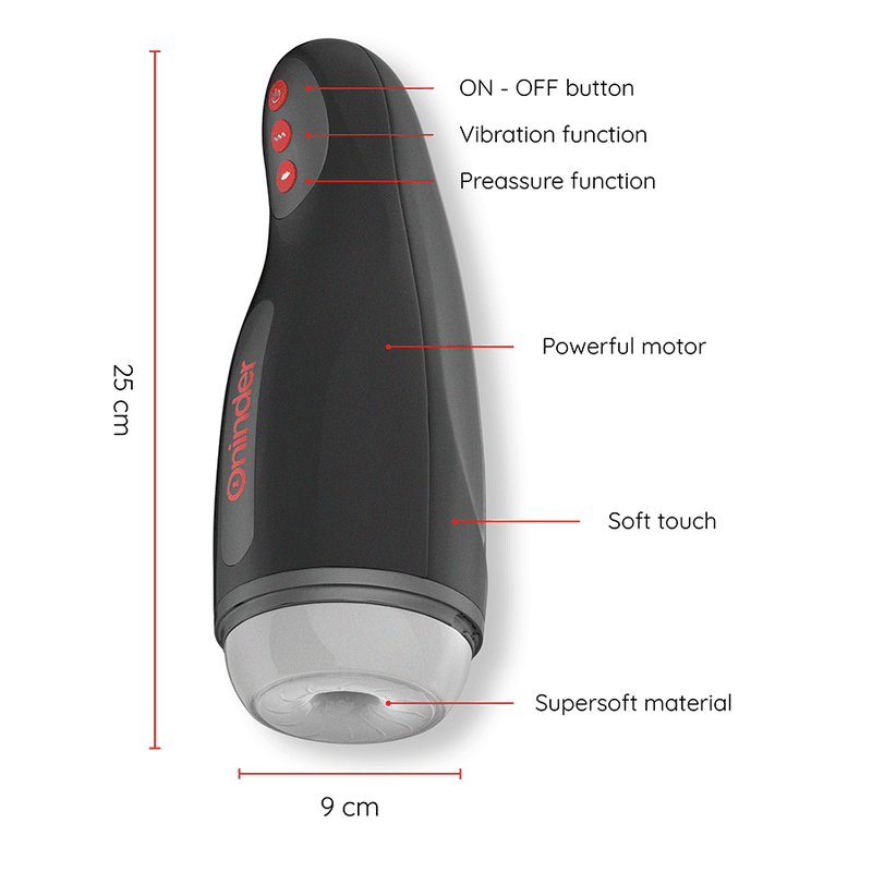 ONINDER - SEOUL RECHARGEABLE MALE MASTURBATOR 10 SPEED - FREE APP thumb 2
