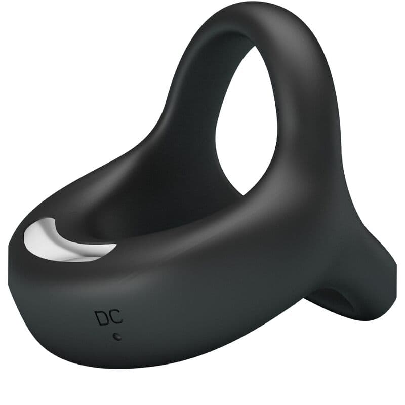 PRETTY LOVE - ELLIOTT  BLACK VIBRATOR RING thumb 4