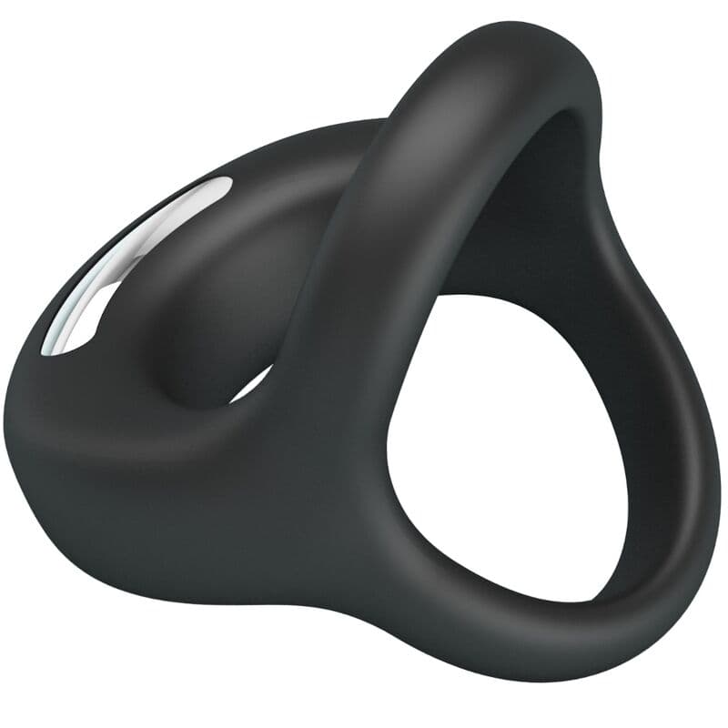 PRETTY LOVE - ELLIOTT  BLACK VIBRATOR RING thumb 5
