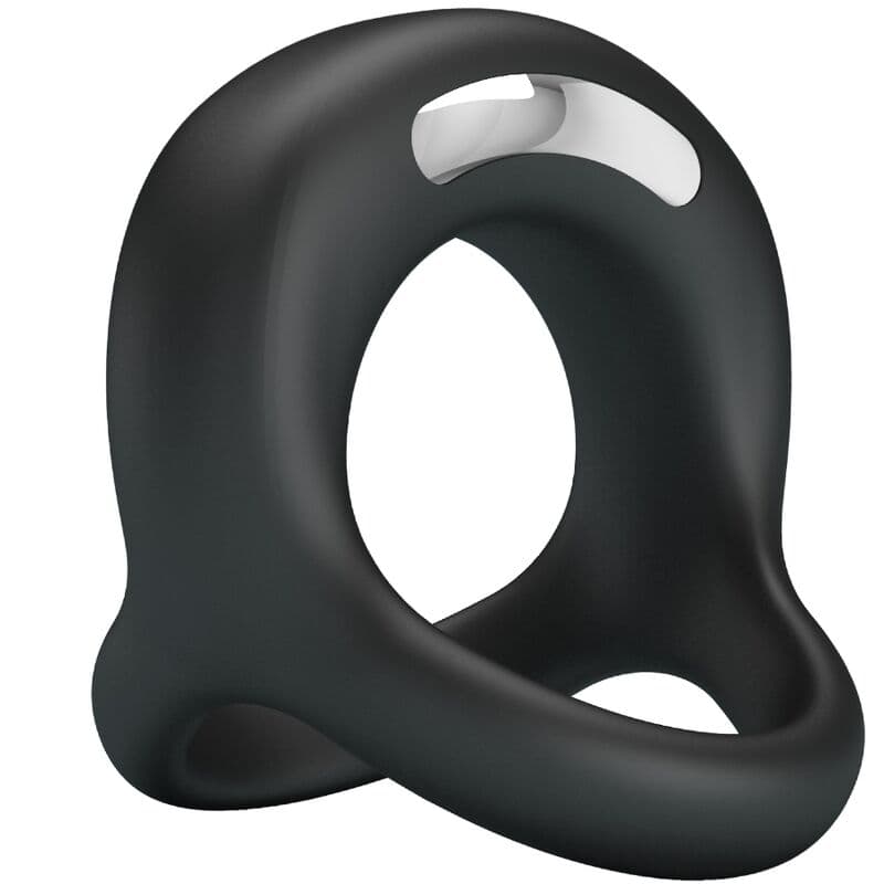 PRETTY LOVE - ELLIOTT  BLACK VIBRATOR RING thumb 3