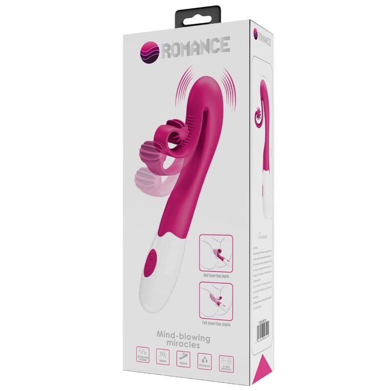 ROMANCE - PINK VIBRATOR AND STIMULATOR 30 SPEEDS thumb 9