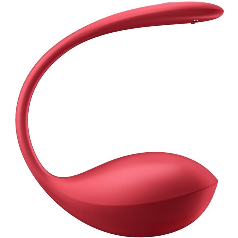 SATISFYER - SHINY PETAL G POINT REMOTE CONTROL STIMULATOR RED FREE APP thumb 2