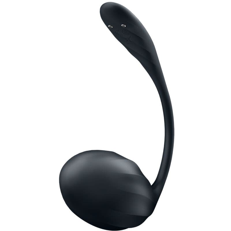 SATISFYER - RIBBED PETAL G POINT STIMULATOR REMOTE CONTROL BLACK FREE APP thumb 2