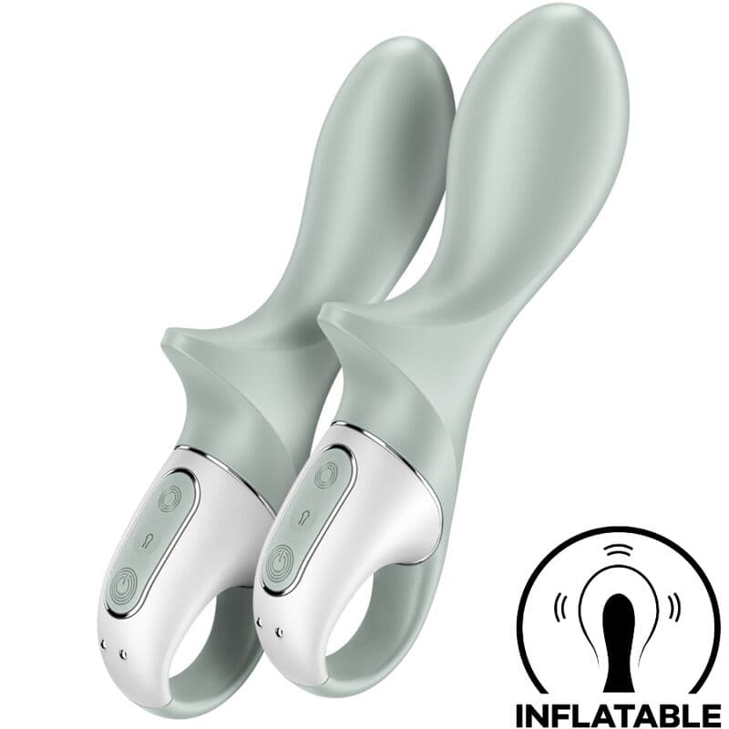SATISFYER - AIR PUMP BOOTY 3 INFLATABLE ANAL VIBRATOR GREYGREEN thumb 2