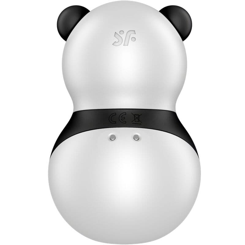 SATISFYER - POCKET PANDA STIMULATOR & VIBRATOR BLACK AND WHITE thumb 3