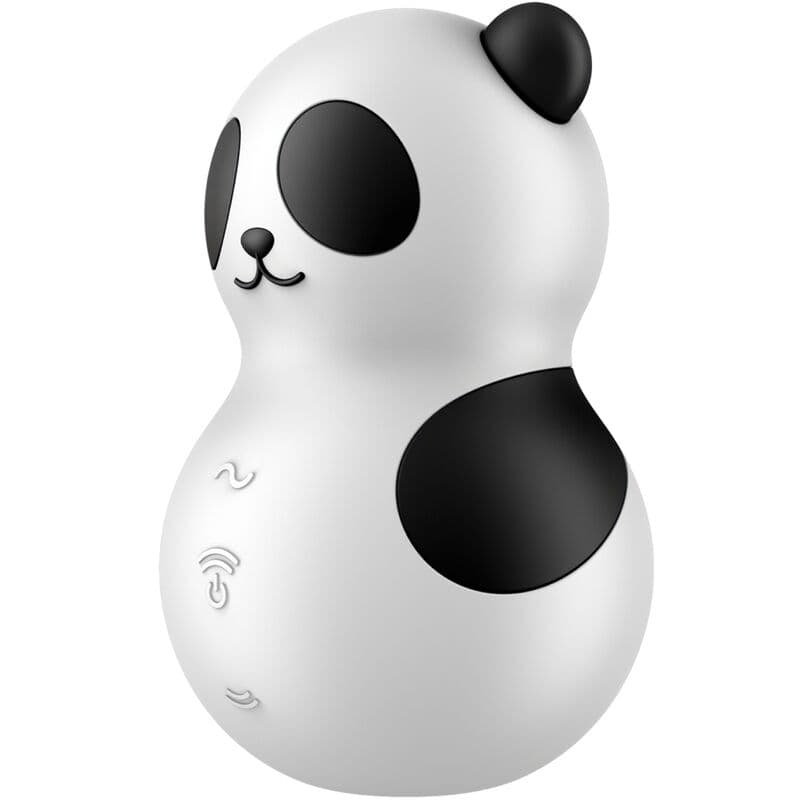 SATISFYER - POCKET PANDA STIMULATOR & VIBRATOR BLACK AND WHITE thumb 6