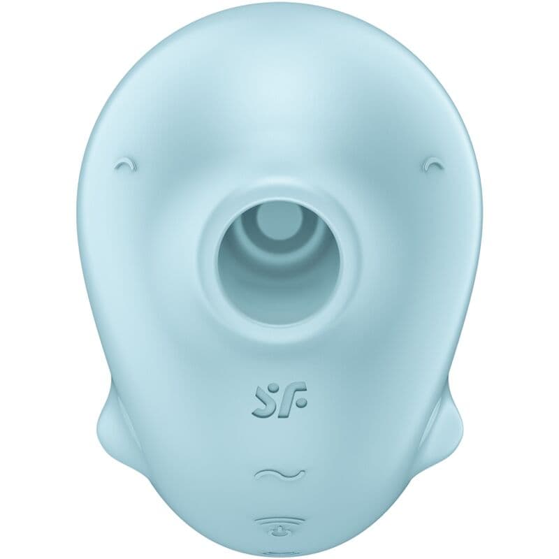 SATISFYER - SASSY SEAL STIMULATOR & VIBRATOR BLUE thumb 4