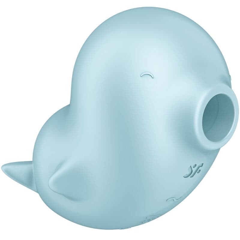 SATISFYER - SASSY SEAL STIMULATOR & VIBRATOR BLUE thumb 5