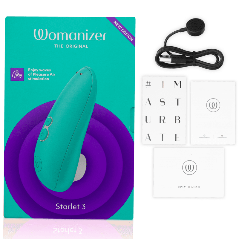 WOMANIZER - STARLET 3 CLITORAL STIMULATOR TURQUOISE thumb 6