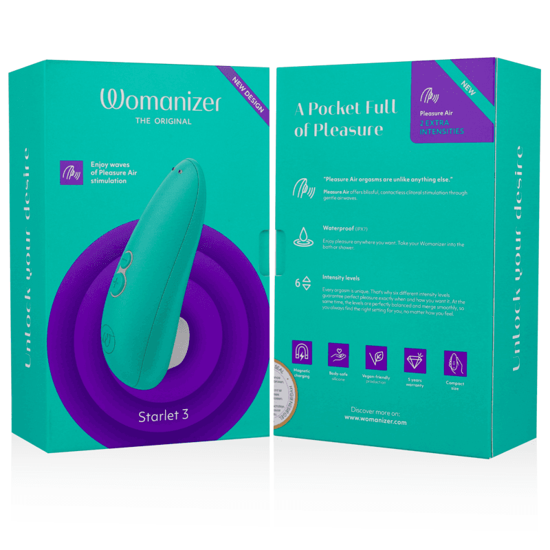 WOMANIZER - STARLET 3 CLITORAL STIMULATOR TURQUOISE thumb 7