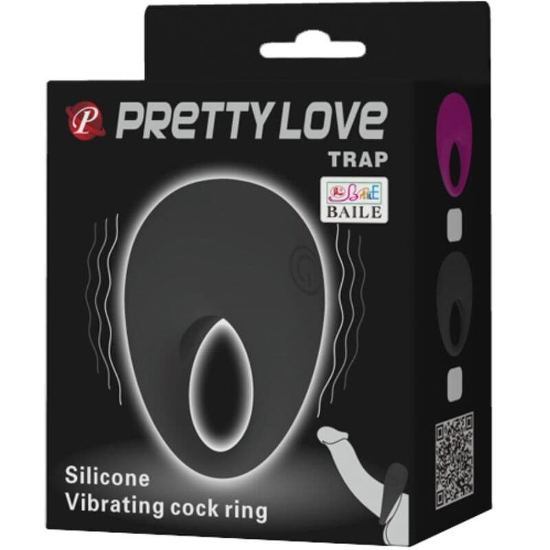 PRETTY LOVE - TRAP VIBRATOR RING BLACK thumb 8