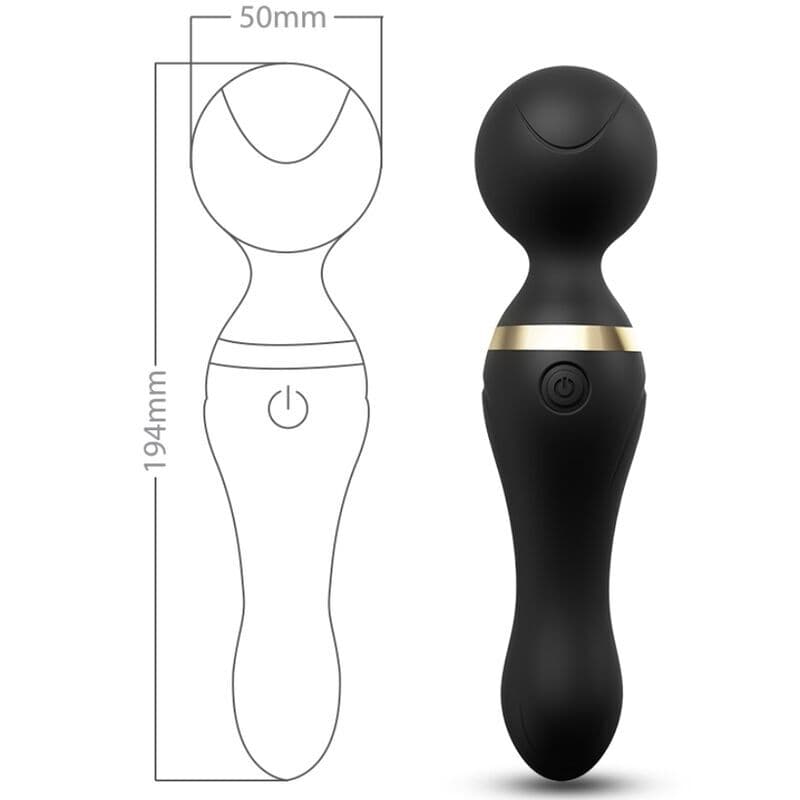 ARMONY - FREEZA MASSAGER & VIBRATOR SUPER FLEXIBLE HEAD BLACK thumb 2
