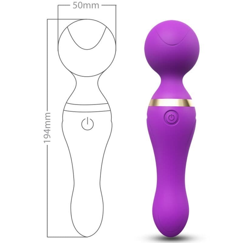 ARMONY - FREEZA MASSAGER & VIBRATOR SUPER FLEXIBLE HEAD PURPLE thumb 2