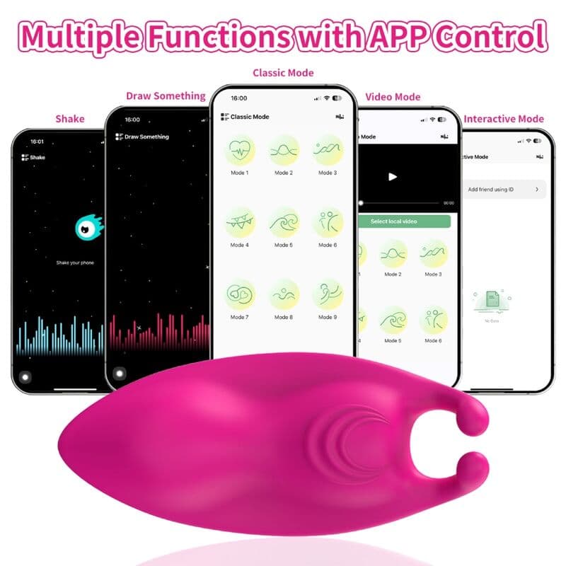 ARMONY - HONEYBEE WEARABLE PANTIES VIBRATOR G-SPOT FUCHSIA - FREE APP thumb 5