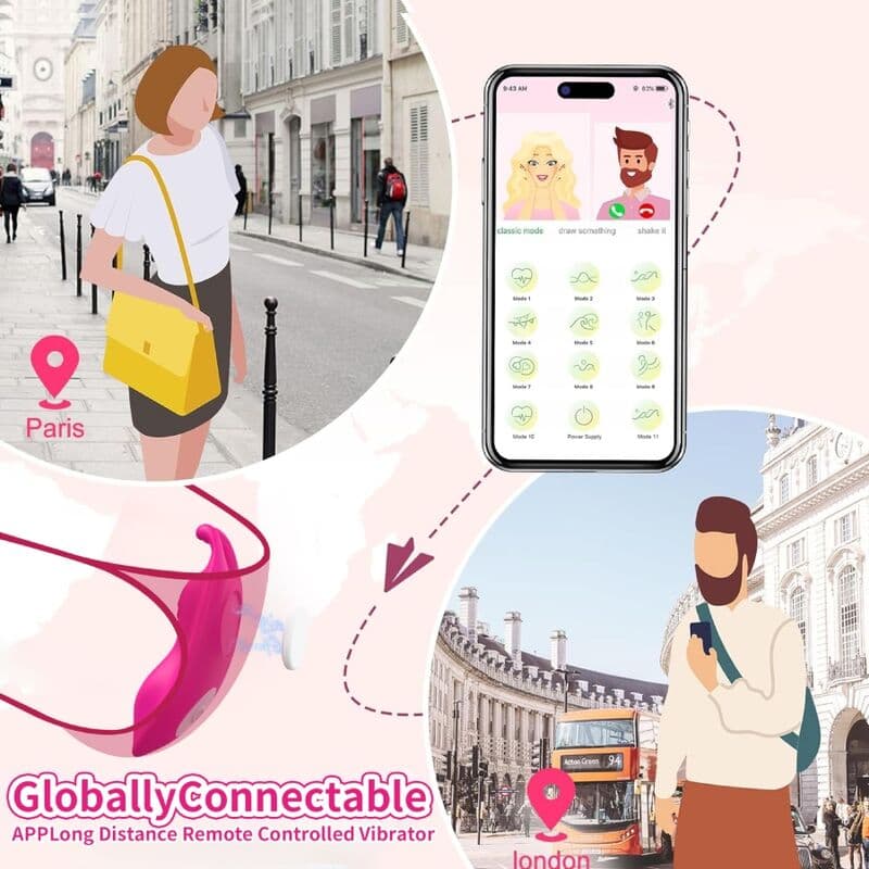 ARMONY - HONEYBEE WEARABLE PANTIES VIBRATOR G-SPOT FUCHSIA - FREE APP thumb 6