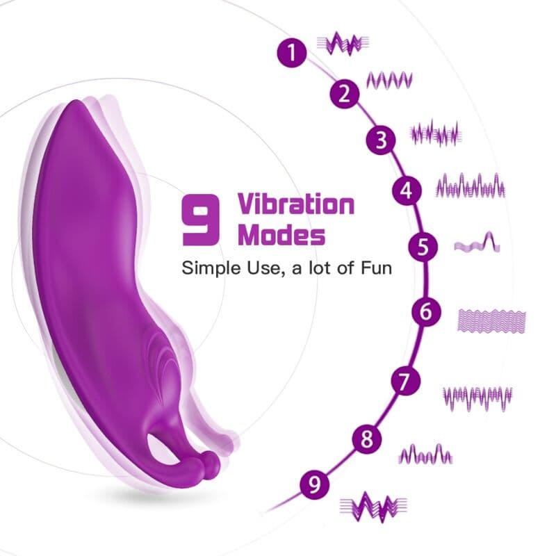 ARMONY - HONEYBEE WEARABLE PANTIES VIBRATOR G-SPOT REMOTE CONTROL PURPLE thumb 9