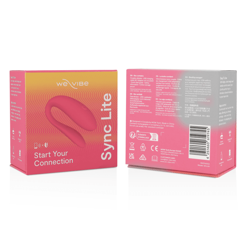WE-VIBE - SYNC LITE CLITORIS STIMULATOR PINK thumb 6