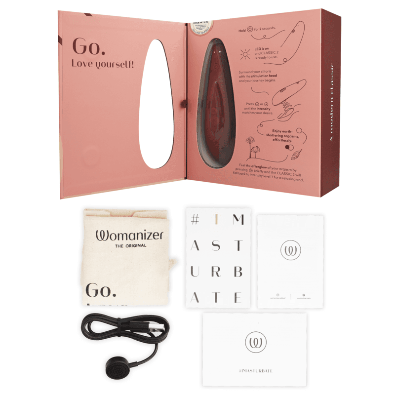WOMANIZER - CLASSIC 2 CLITORAL STIMULATOR BORDEAUX thumb 6