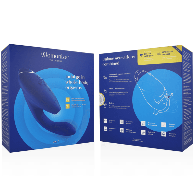 WOMANIZER - DUO 2 STIMULATOR BLUE thumb 7