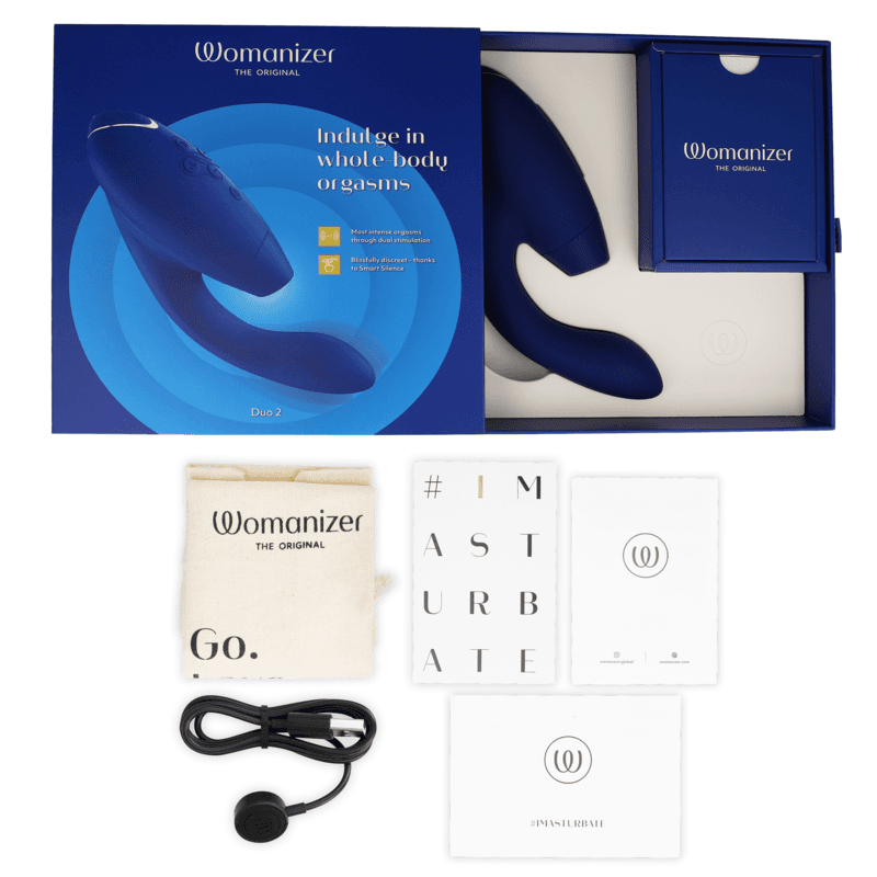 WOMANIZER - DUO 2 STIMULATOR BLUE thumb 6