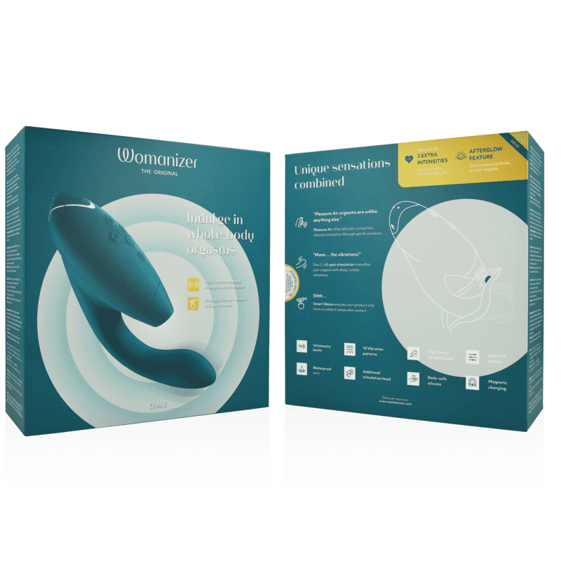 WOMANIZER - DUO 2 STIMULATOR BLUE PETROL thumb 7