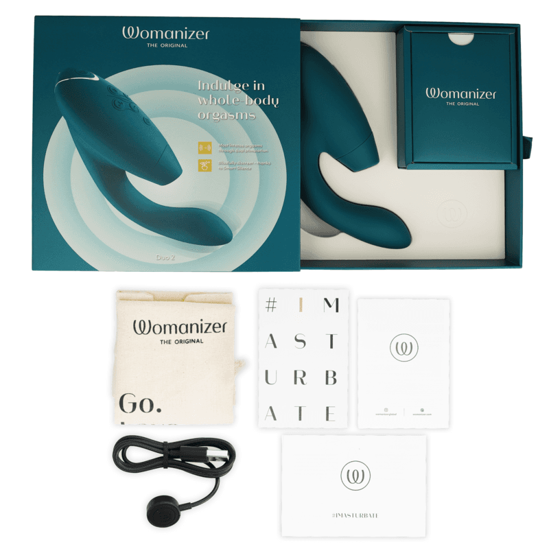 WOMANIZER - DUO 2 STIMULATOR BLUE PETROL thumb 6