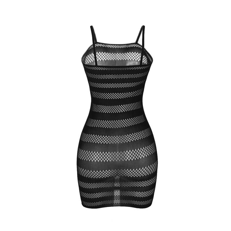 SUBBLIME - 951733 FISHNET DRESS WITH BLACK STRIPES ONE SIZE thumb 6