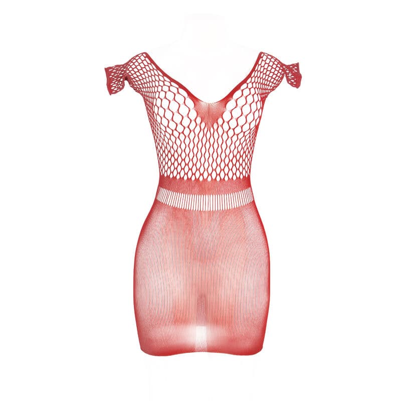SUBBLIME - 951924 SHORT RED CROCHET GRILL DRESS ONE SIZE thumb 4