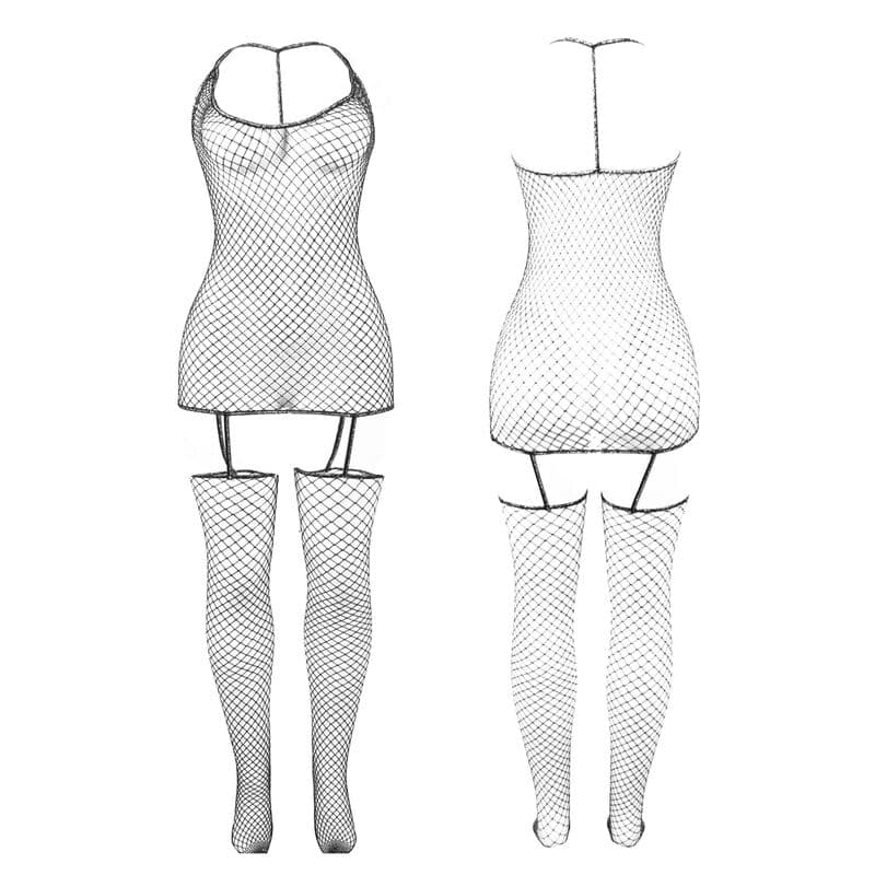 SUBBLIME - 951955 SHINY FISHNET BODYSTOCKING ONE SIZE thumb 4