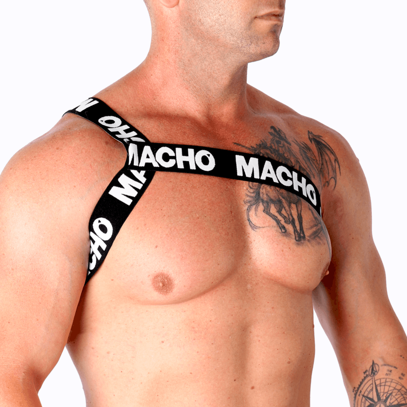 MACHO - ROMAN HARNESS WHITE L/XL thumb 2