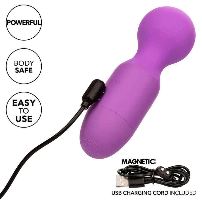 CALEXOTICS - FIRST TIME RECHARGEABLE MASSAGER 10 VIBRATIONS PURPLE thumb 7