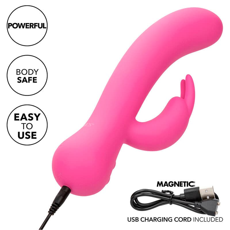 CALEXOTICS - FIRST TIME VIBRATOR RABBIT RECHARGEABLE PINK thumb 8