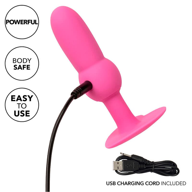 CALEXOTICS - FIRST TIME ANAL PLUG BEADED PROBE 10 VIBRATIONS PINK thumb 8