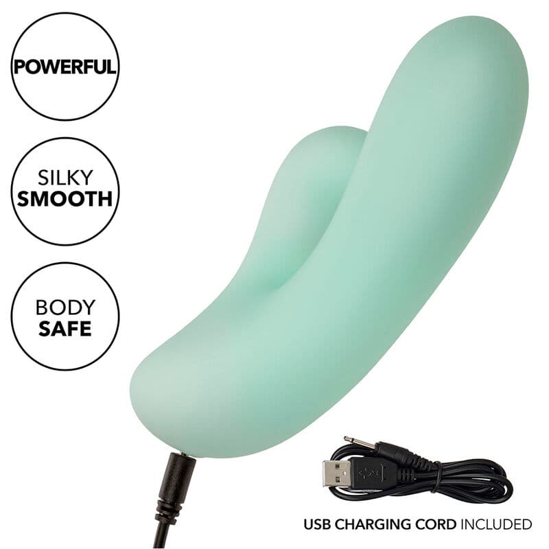 CALEXOTICS - PACIFICA FIJI VIBRATOR & ESTIMULATOR G SPOT 10 VIBRATIONS AQUA thumb 9