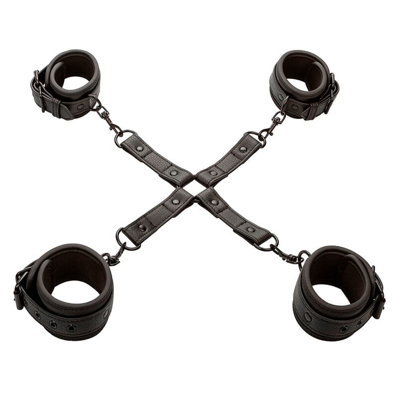 CALEXOTICS - NOCTURNAL HOG TIE CONNECTOR CUERO AJUSTABLE BLACK thumb 2
