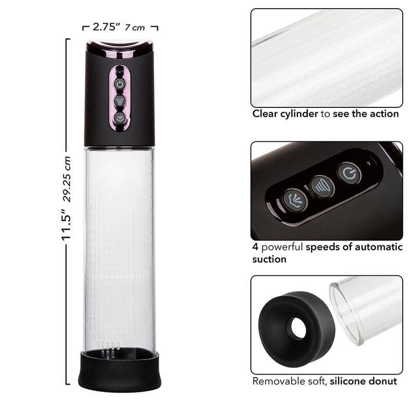 CALEXOTICS - PEAK 4-SPEED SUCTION PUMP BLACK thumb 7
