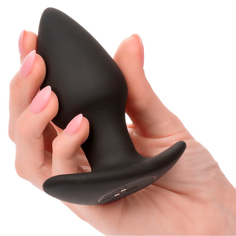CALEXOTICS - ROCK BOTTOM PERFECT ANAL PLUG 10 VIBRATIONS SILICONE BLACK thumb 6
