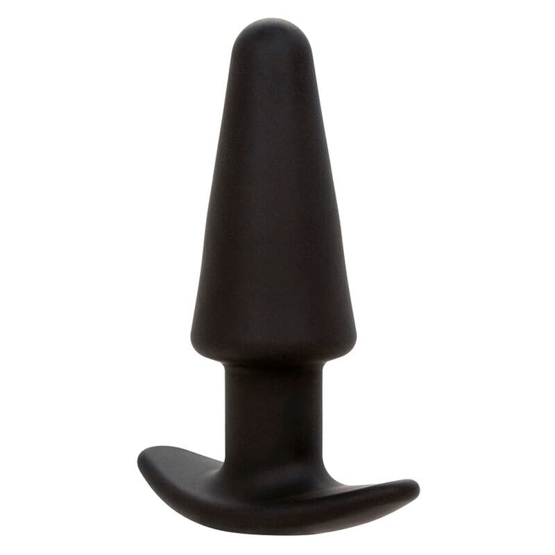 CALEXOTICS - ROCK BOTTOM TAPERED ANAL PLUG 10 VIBRACIONES SILICONE BLACK thumb 3