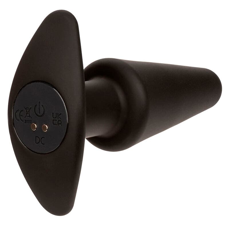 CALEXOTICS - ROCK BOTTOM TAPERED ANAL PLUG 10 VIBRACIONES SILICONE BLACK thumb 5