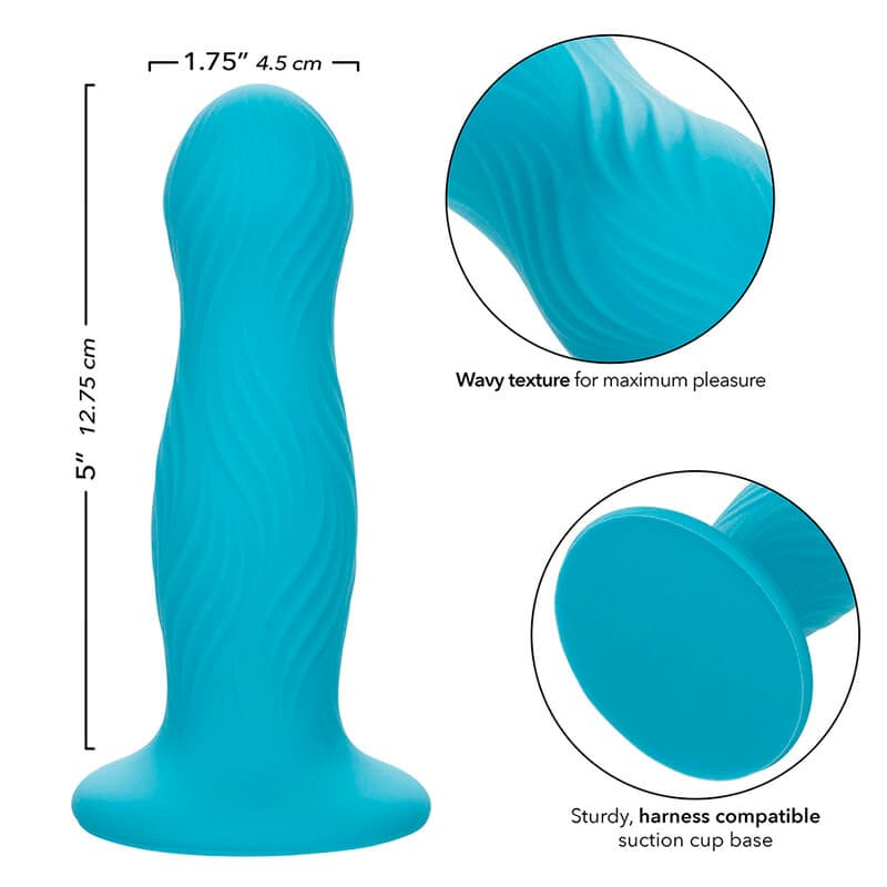 CALEXOTICS - WAVE RIDER SWELL ANAL PLUG BLUE thumb 6