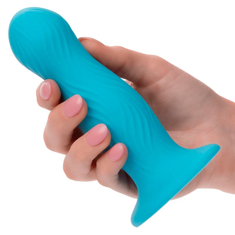 CALEXOTICS - WAVE RIDER SWELL ANAL PLUG BLUE thumb 5